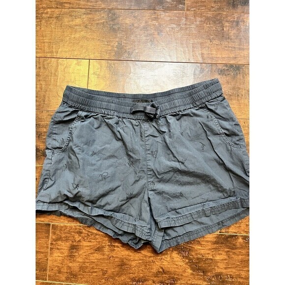 Prana Womens Snow Print Sleep Short Sz M - Picture 1 of 7